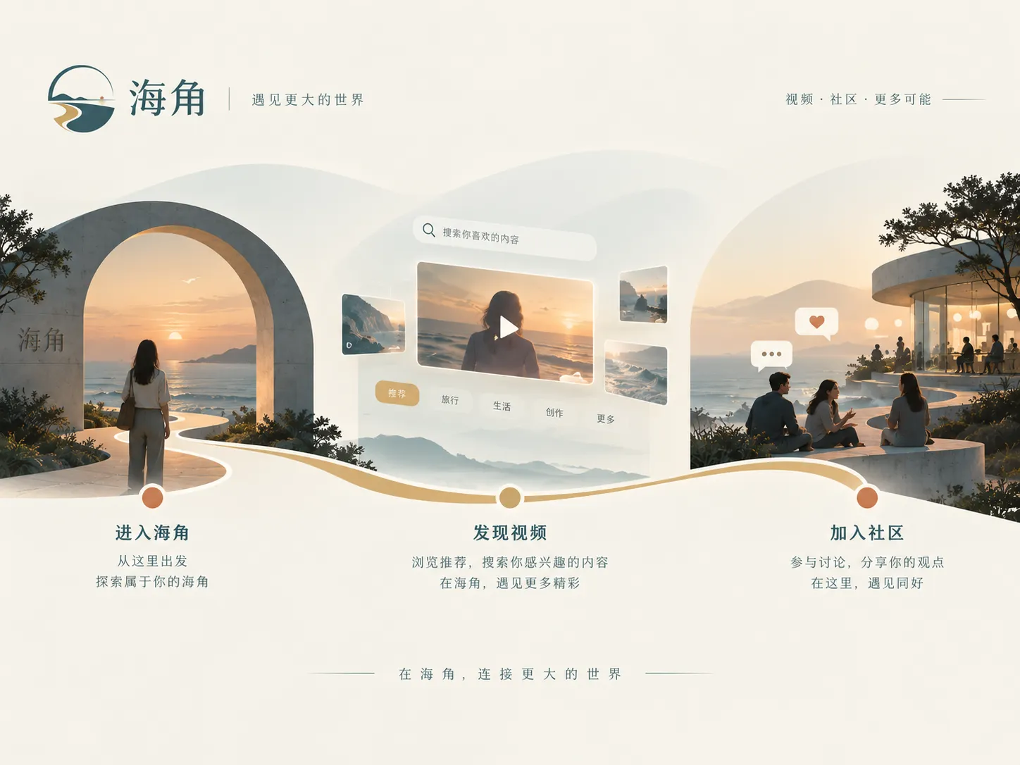 海边长椅上阅读书籍与远处海面的慢生活场景